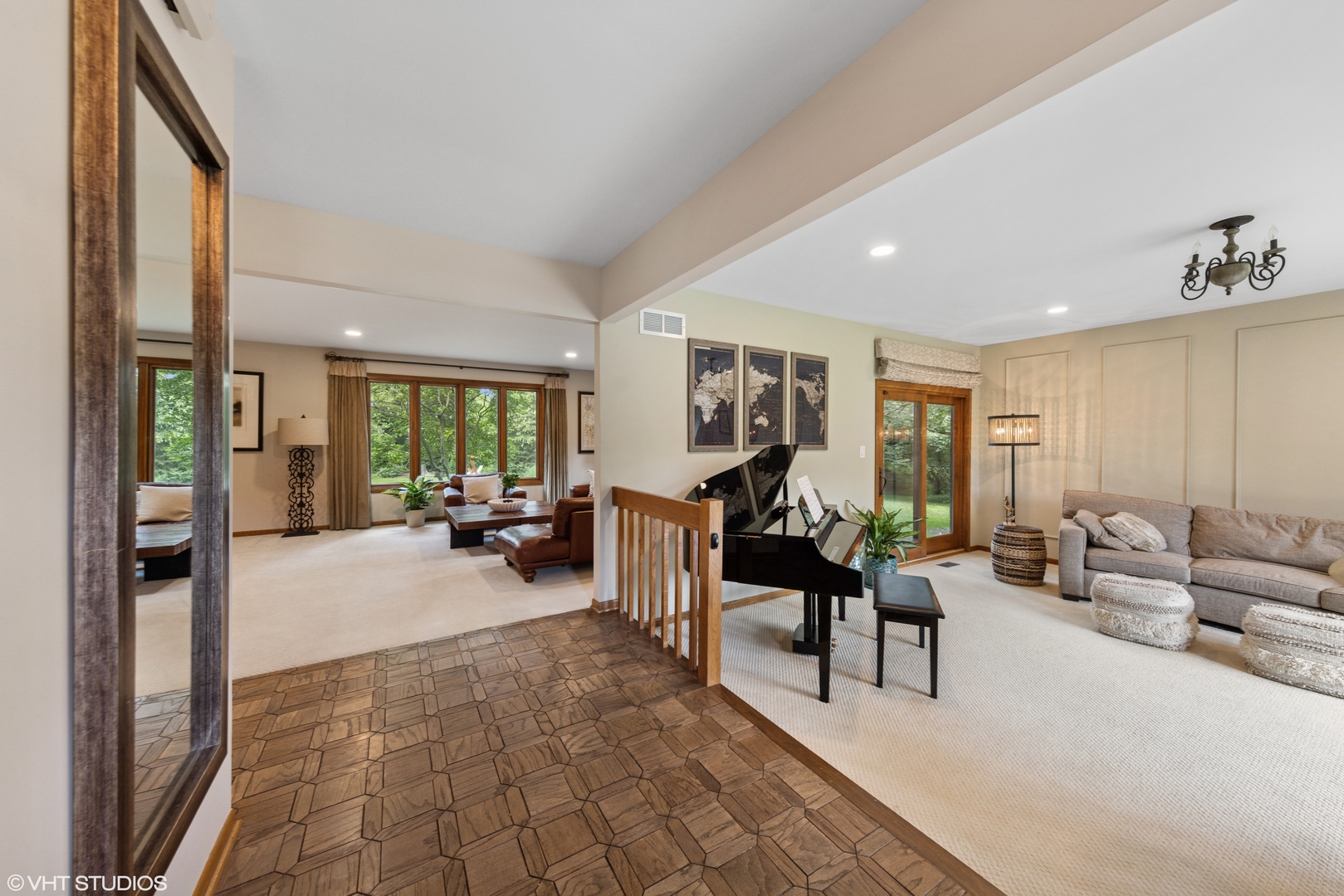11522 Ridgewood Lane Burr Ridge, IL 60527 - Photo 6 of 47 a living room with furniture and large windows