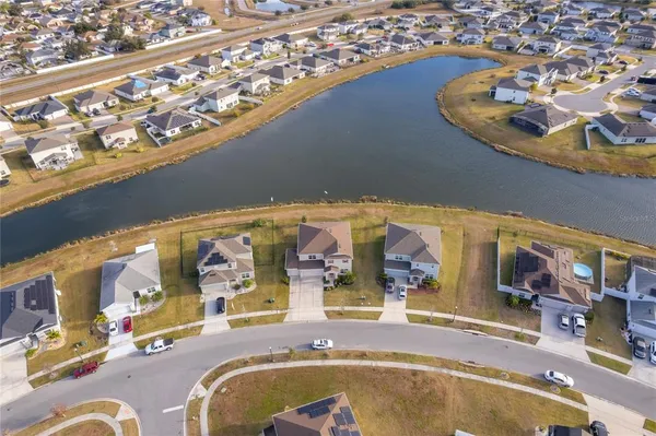 an outdoor space with furniture