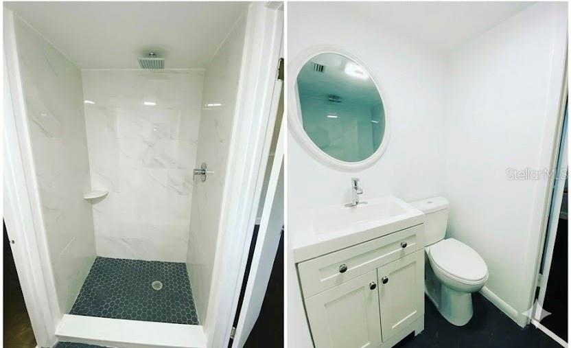 16 Jeff Road Largo, FL 33774 - Photo 10 of 14 a bathroom with a sink toilet and vanity