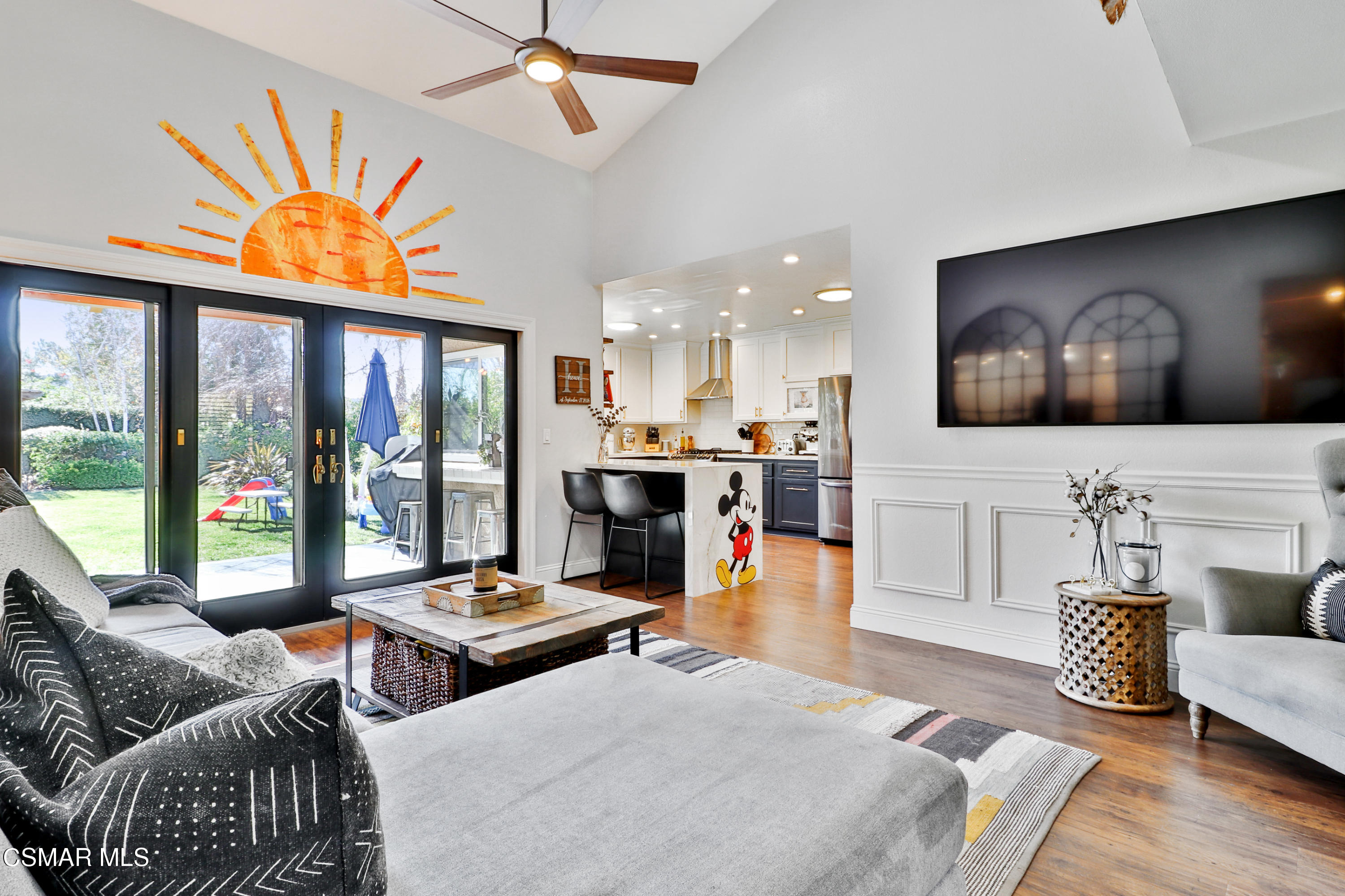5938 Serena Street Simi Valley, CA 93063 - Photo 40 of 76 a living room with furniture and a floor to ceiling window