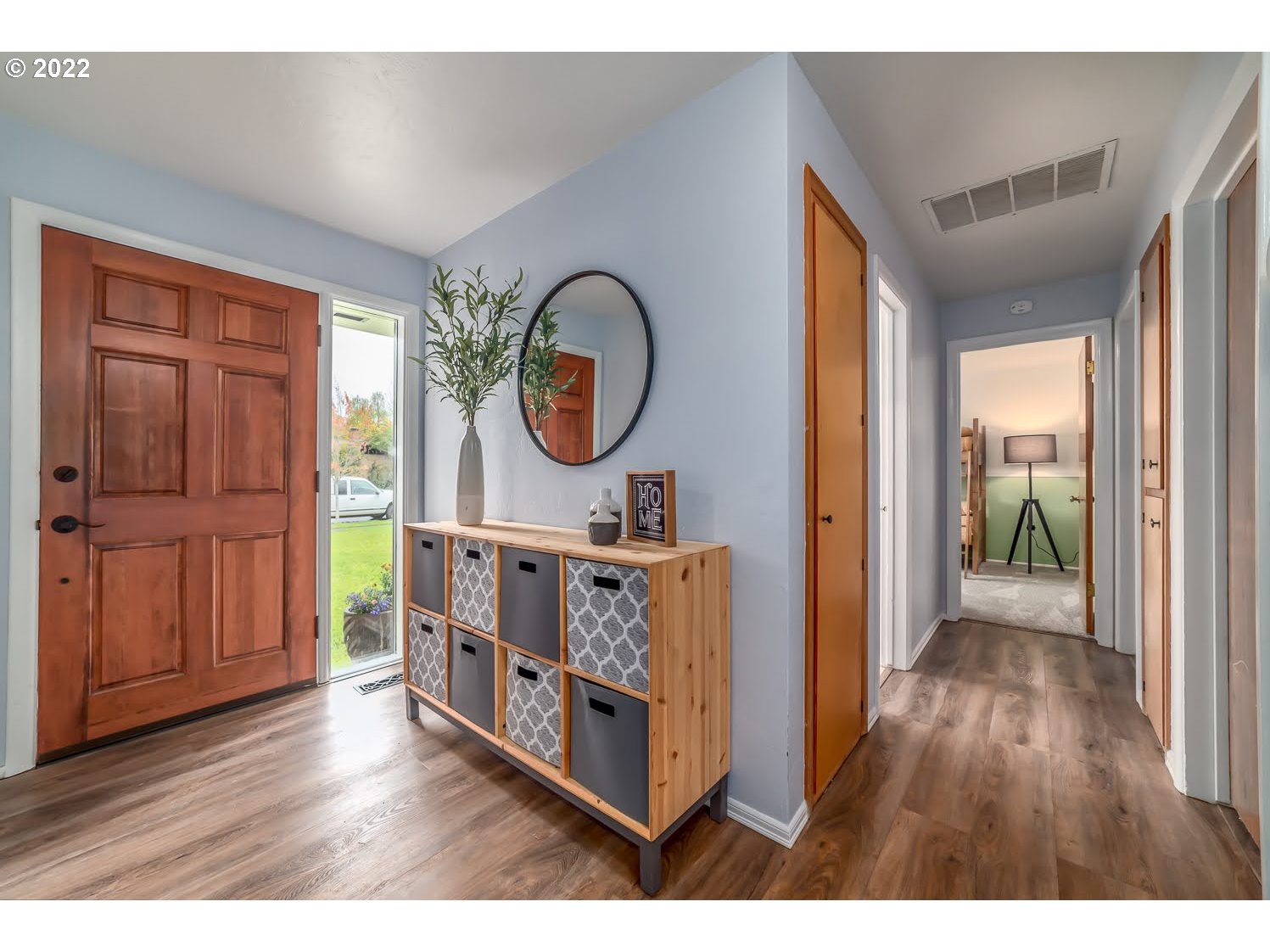 1453 Olympic Street Springfield, OR 97477 - Photo 5 of 31 a view of hallway with wooden floor