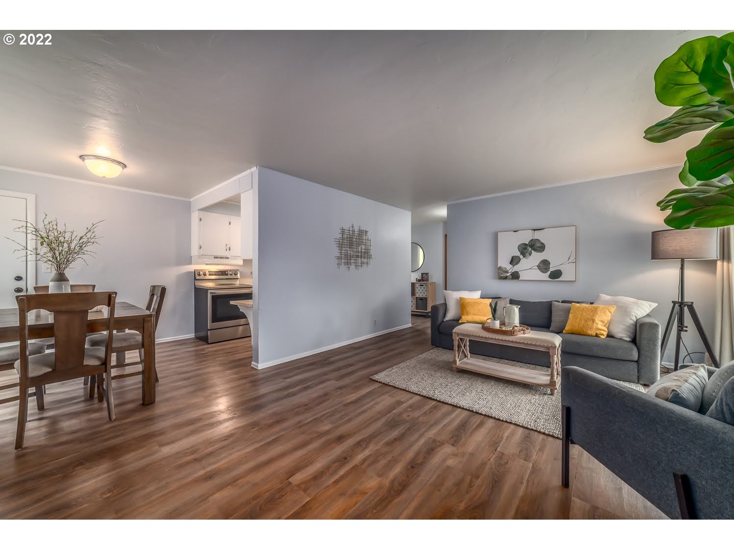 1453 Olympic Street Springfield, OR 97477 - Photo 6 of 31 a living room with furniture and wooden floor