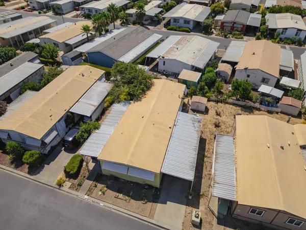an aerial view of a