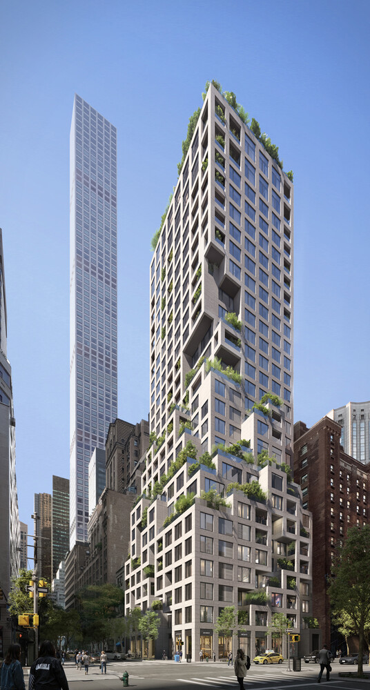 126 East 57th Street, Unit 2401 Manhattan, NY 10022 - Photo 24 of 26 a front view of a building