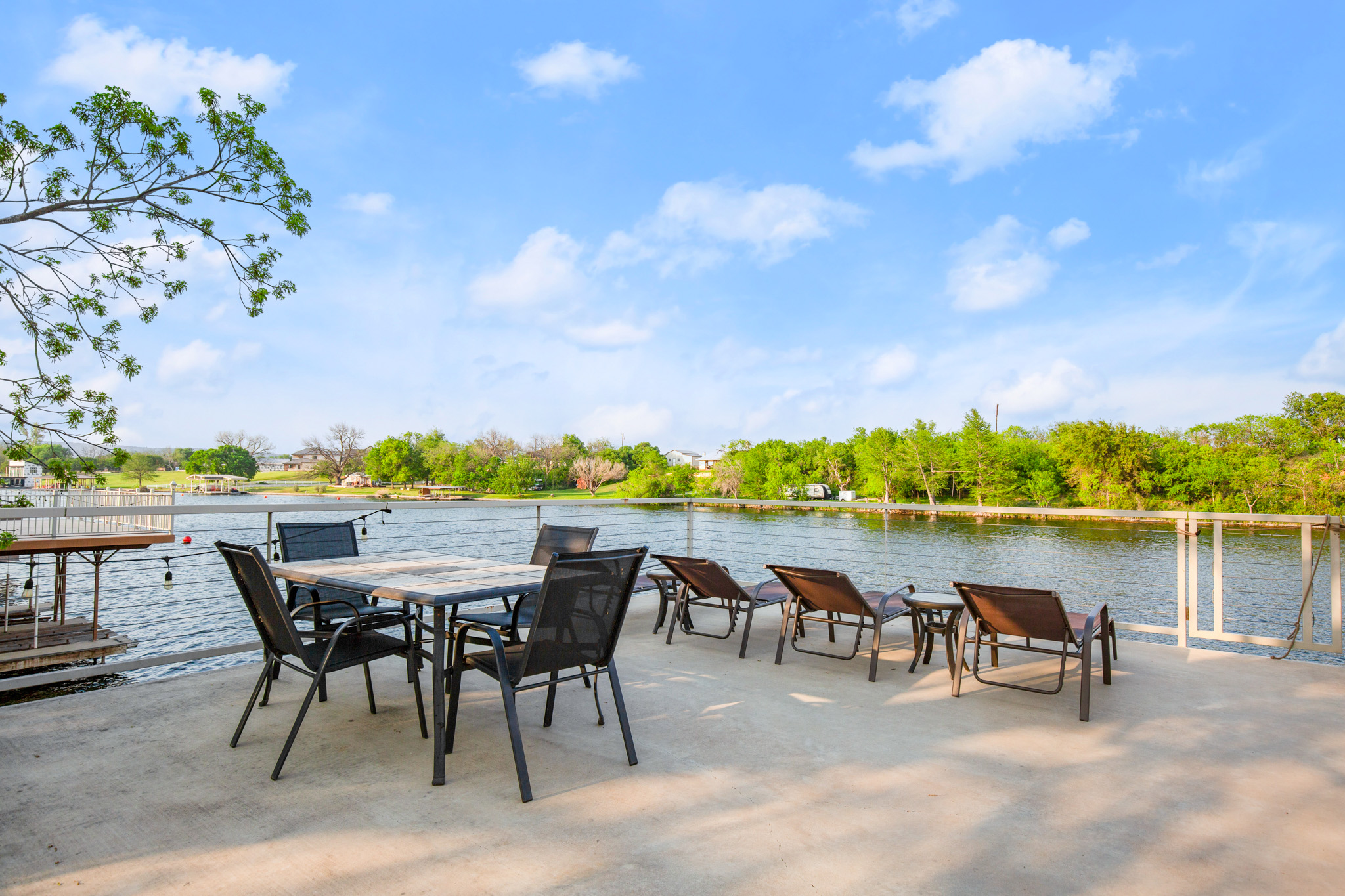 508 Riverside Drive Kingsland, TX 78639 - Photo 4 of 39 a view of a terrace with furniture