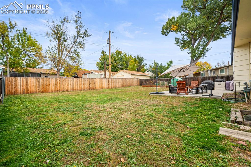 3716 Indianpipe Circle Colorado Springs, CO 80918 - Photo 30 of 33 a view of yard with swimming pool and green space
