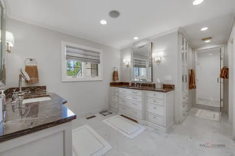 a room with furniture and a table