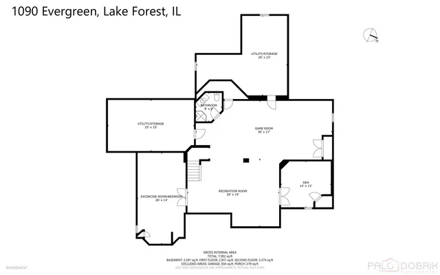 $2,700,000 | 1090 Evergreen Drive, Lake Forest, IL 60045
