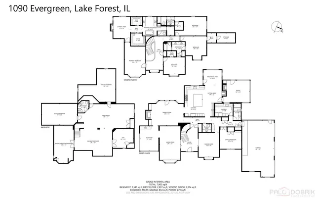 $2,700,000 | 1090 Evergreen Drive, Lake Forest, IL 60045