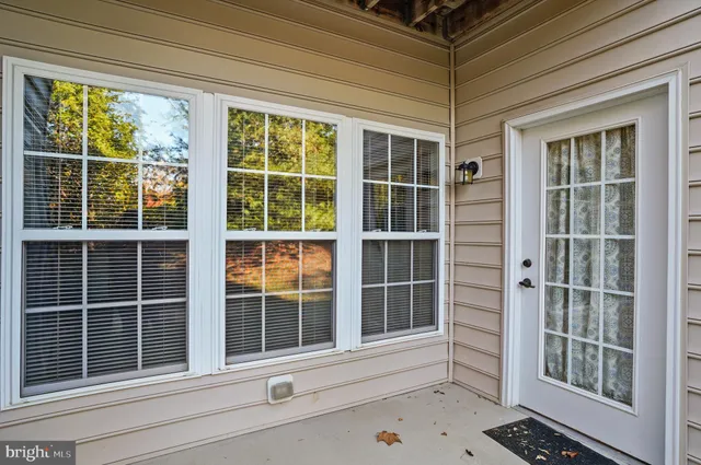 a view of front door