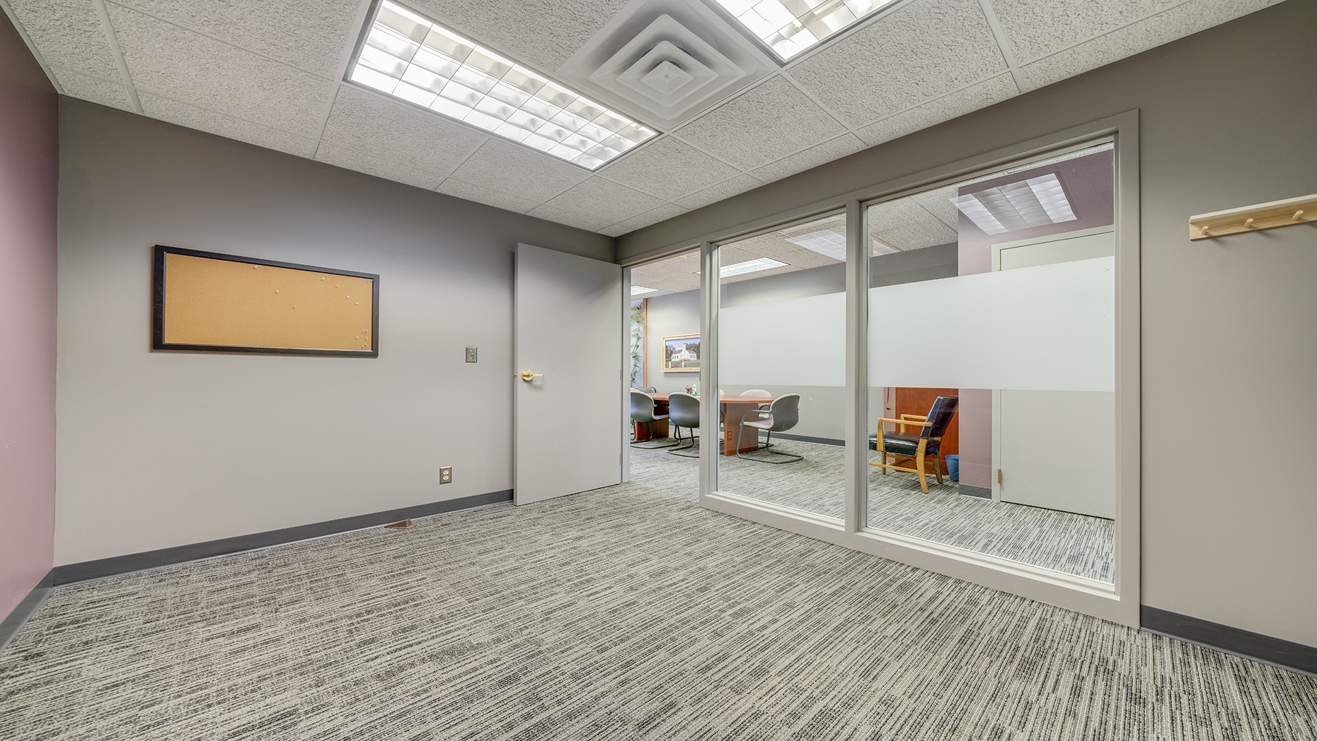 122 North 4th Street Oregon, IL 61061 - Photo 20 of 32 a view of a hallway with workspace
