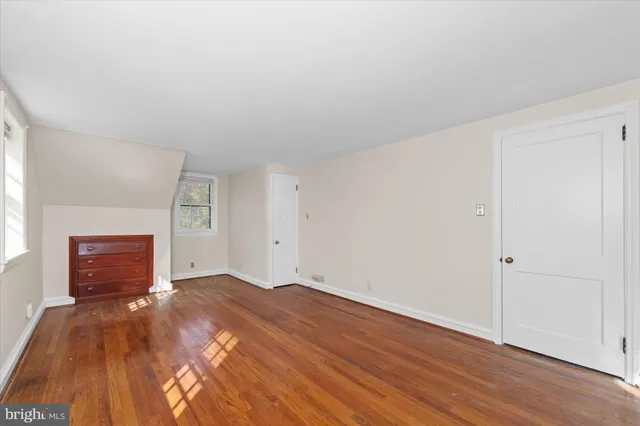 wooden floor in an empty room