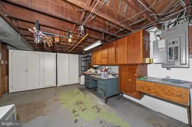 a view of storage and utility room