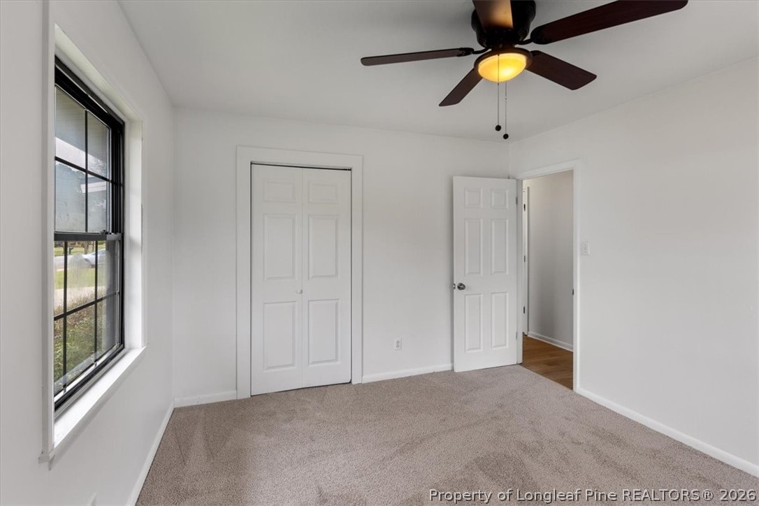 742 Newport Road Fayetteville, NC 28314 - Photo 33 of 47 Bedroom 2 - New Fan/Light Combo, Carpet, and Paint