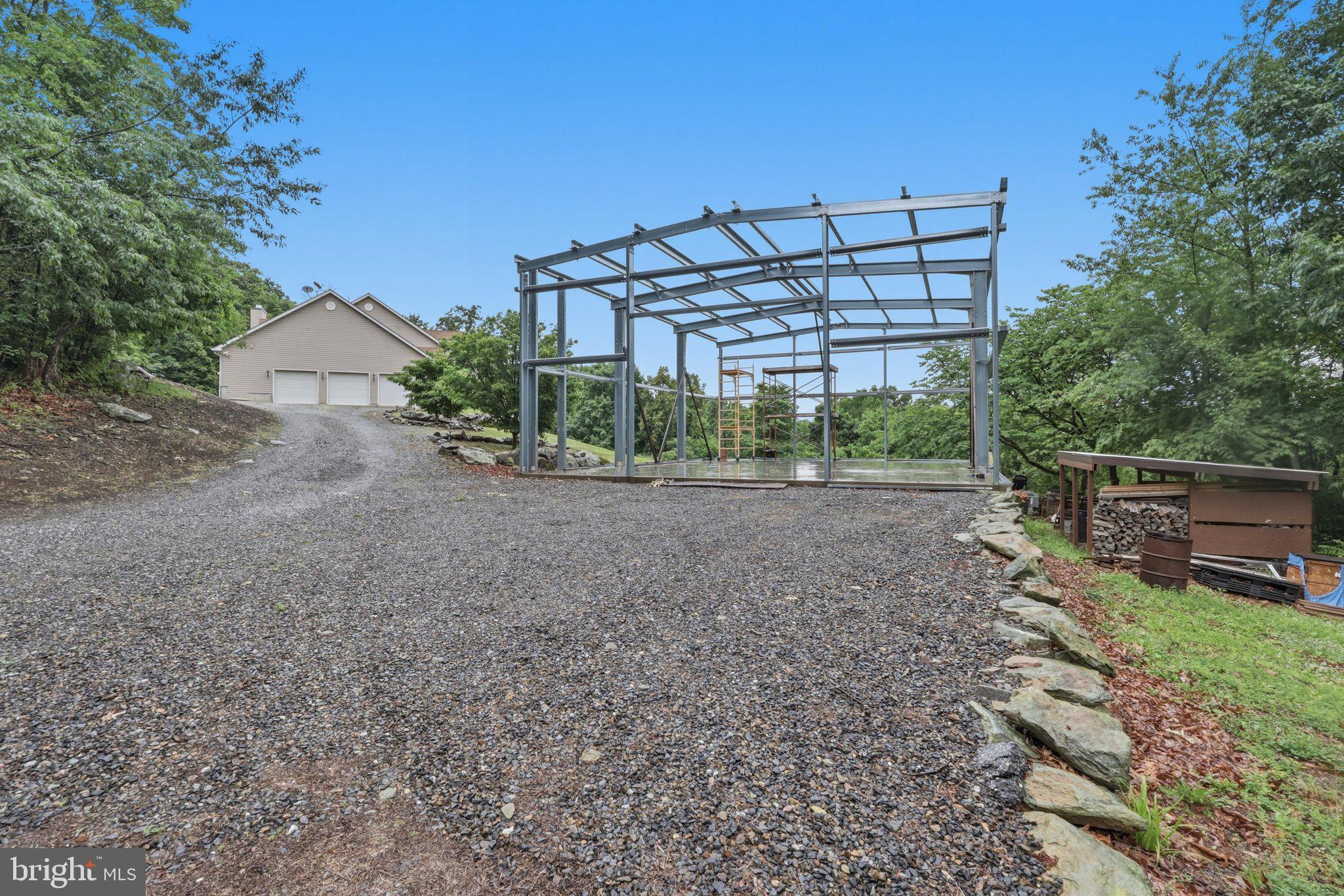 7020 Debold Road Thurmont, MD 21788 - Photo 58 of 75 Extra Garage or Workshop started. Plans available