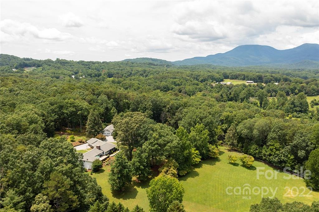 252 Hillbrook Road Tryon, NC 28782 - Photo 11 of 48 a view of a house with a mountain in the background