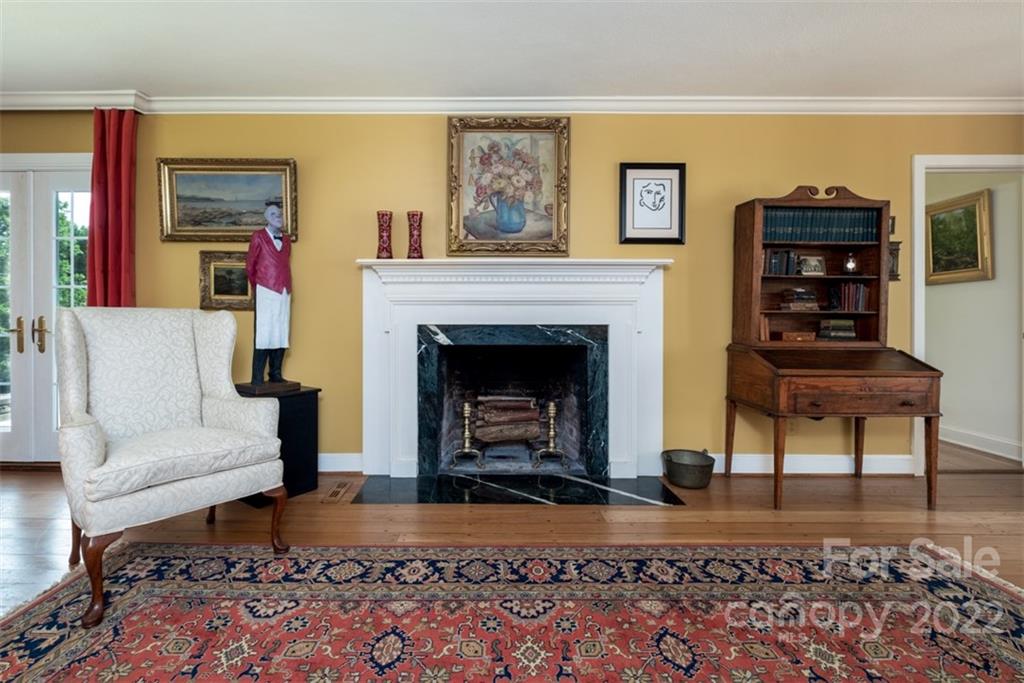252 Hillbrook Road Tryon, NC 28782 - Photo 24 of 48 a living room with furniture and a fireplace