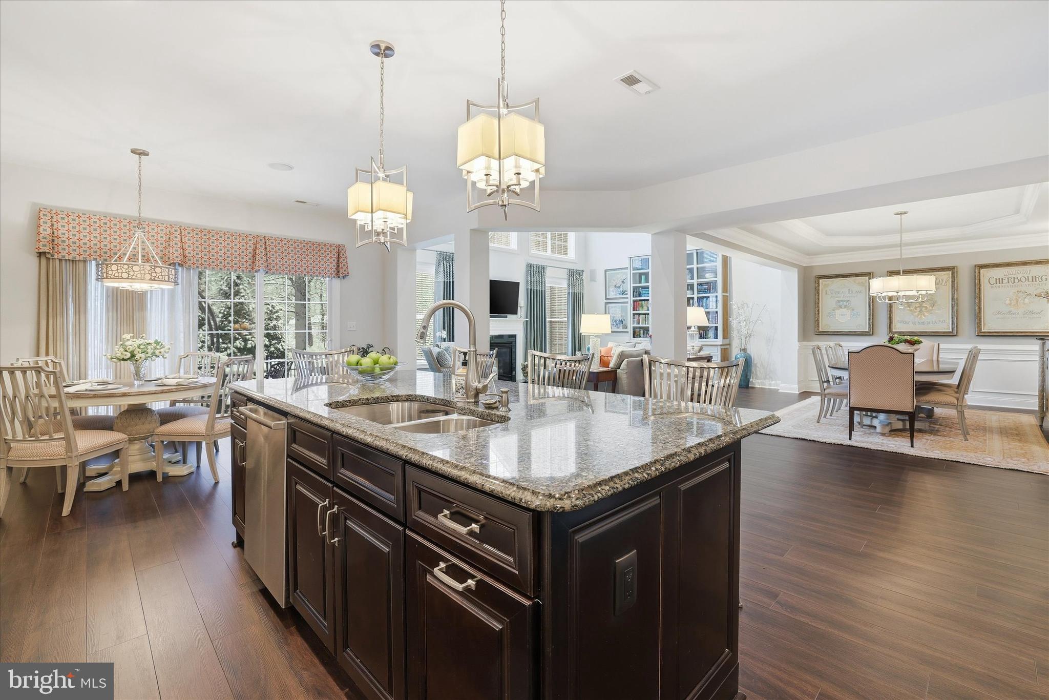 35 Rittenhouse Circle Newtown, PA 18940 - Photo 14 of 72 View Of Kitchen To Breakfast Area And Family Room