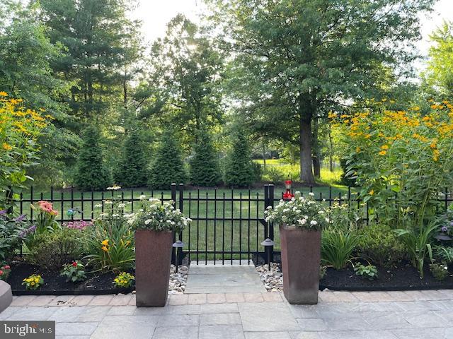 35 Rittenhouse Circle Newtown, PA 18940 - Photo 22 of 72 Rear Patio In Summer With extensive Plantings