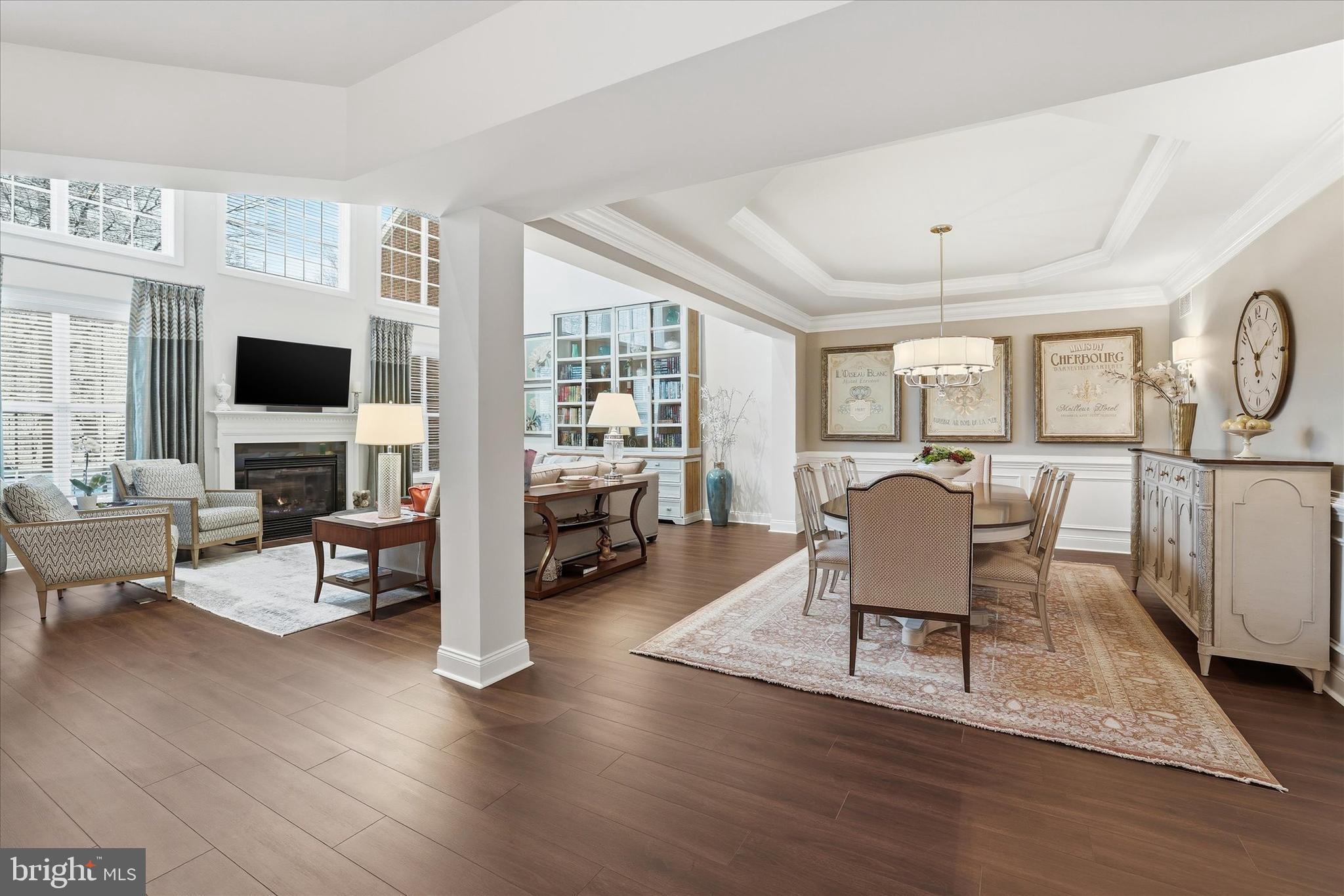 35 Rittenhouse Circle Newtown, PA 18940 - Photo 29 of 72 View Of Formal Dining Room & Family Room