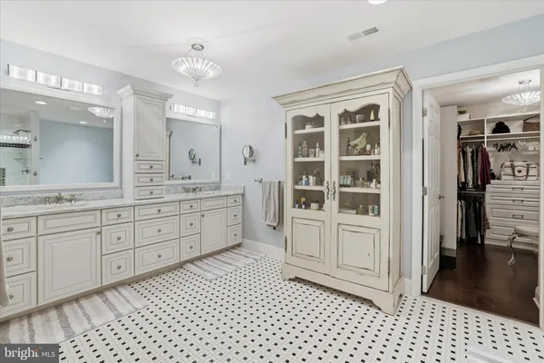 a view of room with wooden floor and closet