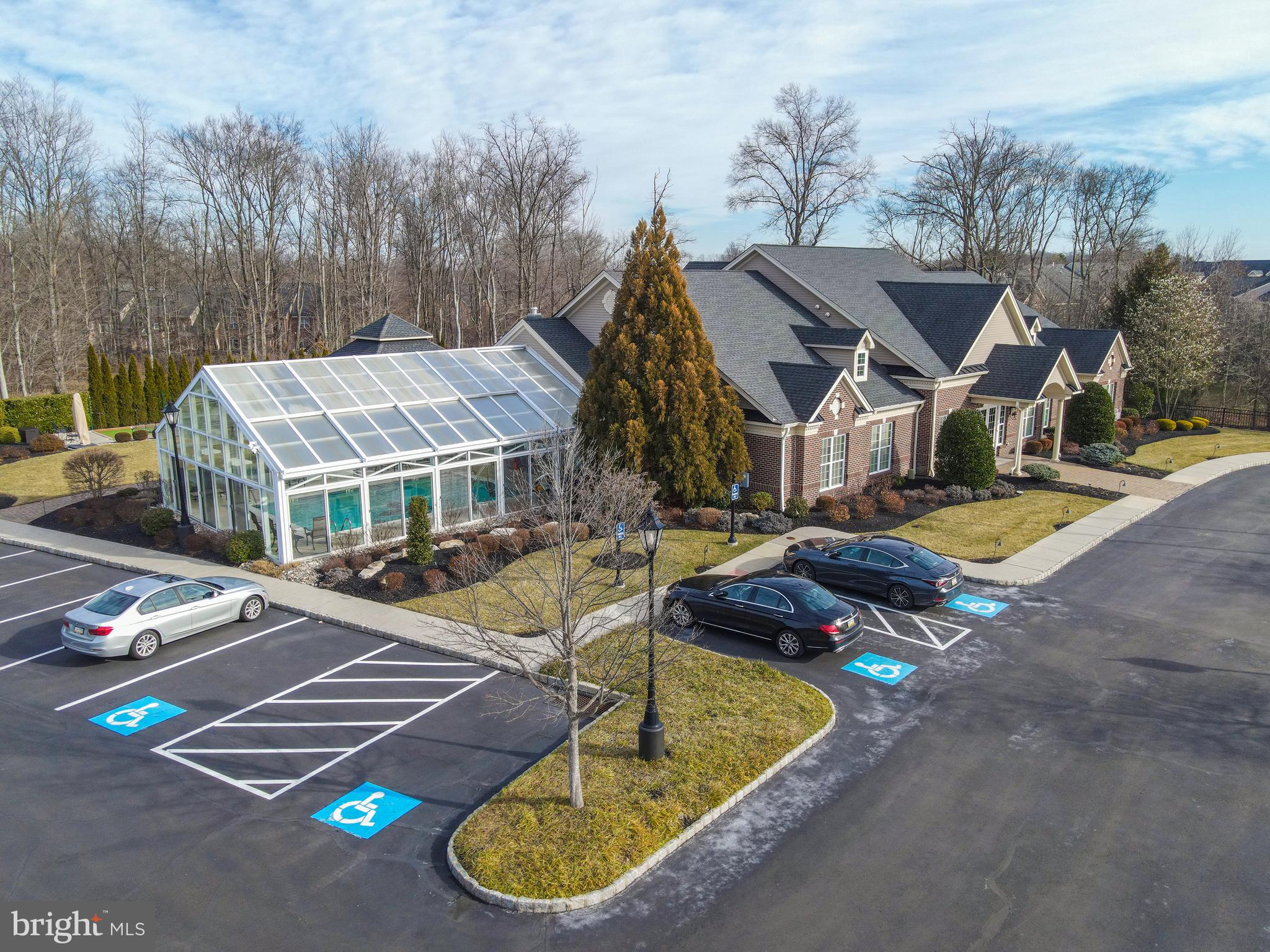 35 Rittenhouse Circle Newtown, PA 18940 - Photo 66 of 72 Aerial View Of Comunity Clubhouse And Parking