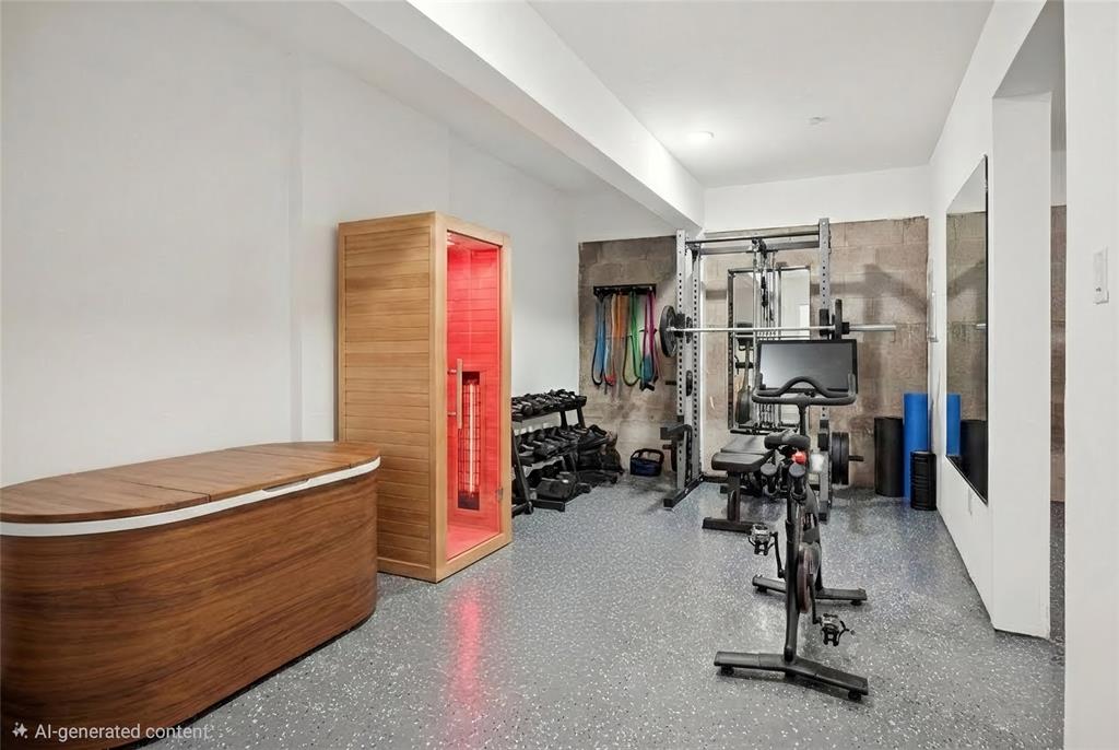 4070 Oak Circle Addison, TX 75001 - Photo 16 of 38 a view of a room with gym equipment