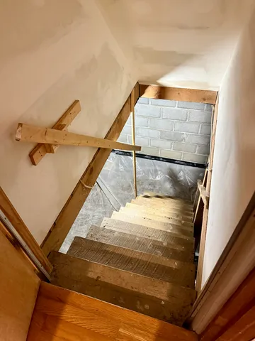 a view of water heater room