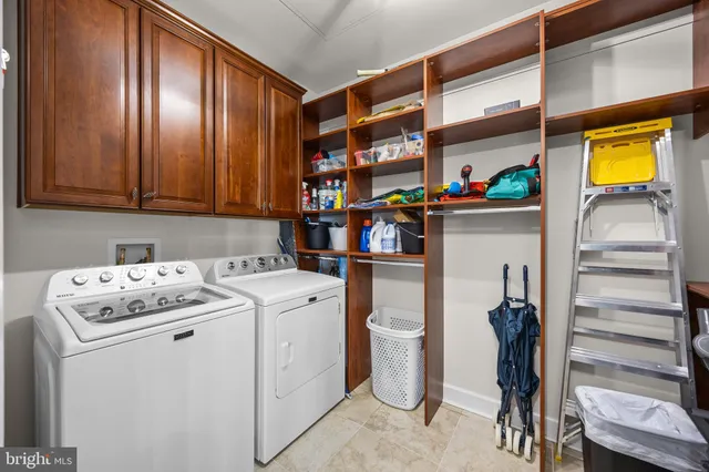 a front view of a building with a garden