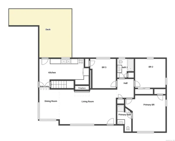 a kitchen with stainless steel appliances a refrigerator and a sink