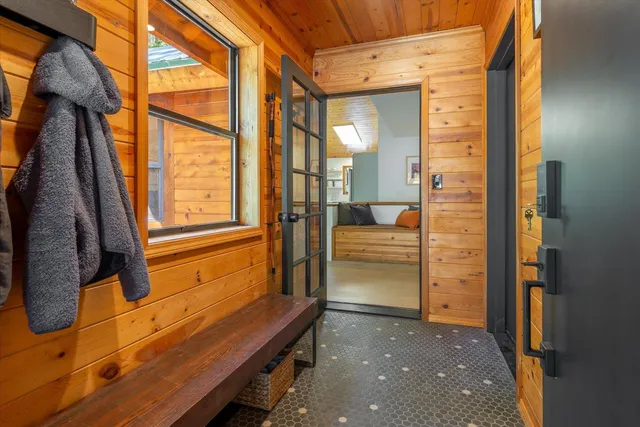 a view of outdoor space and deck