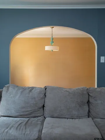 a living room with a couch