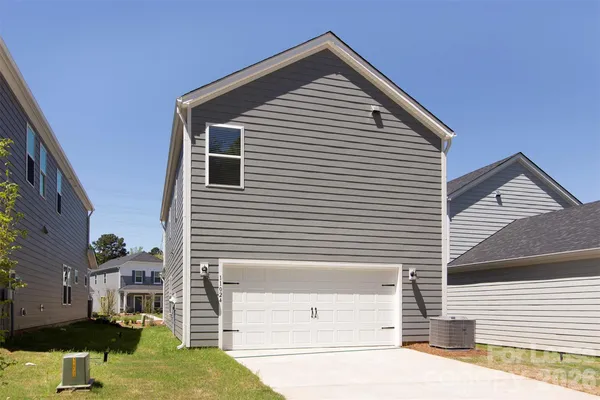 a front view of a house with street