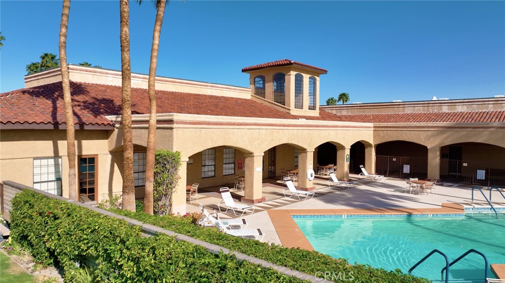 69801 Ramon Road, Unit 38 Cathedral City, CA 92234 - Photo 17 of 47 a front view of house with yard