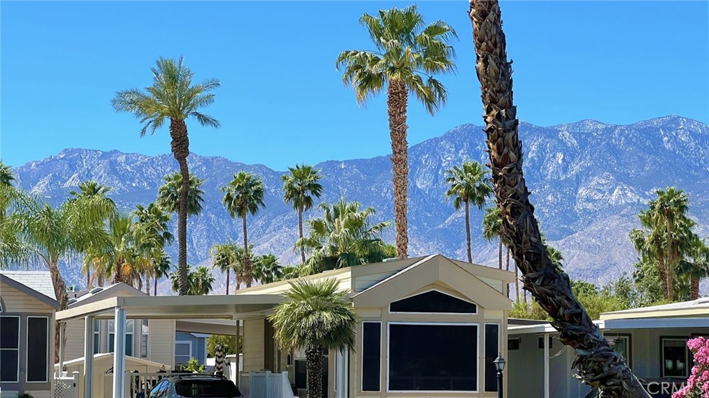 69801 Ramon Road, Unit 38 Cathedral City, CA 92234 - Photo 37 of 47 a front view of a house with a palm tree