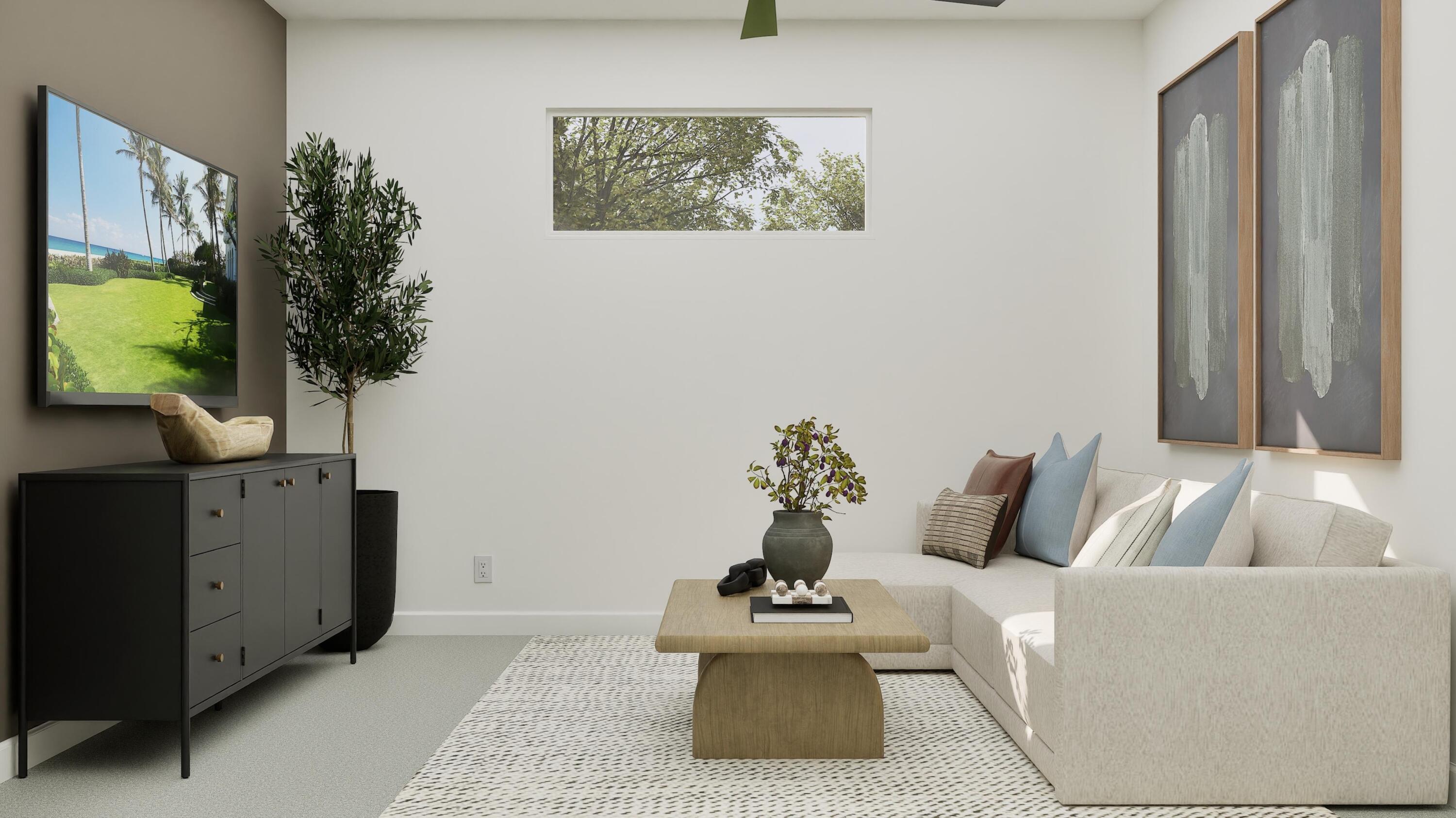 1014 Raleigh Way Wellington, FL 33449 - Photo 18 of 25 a living room with furniture and a potted plant