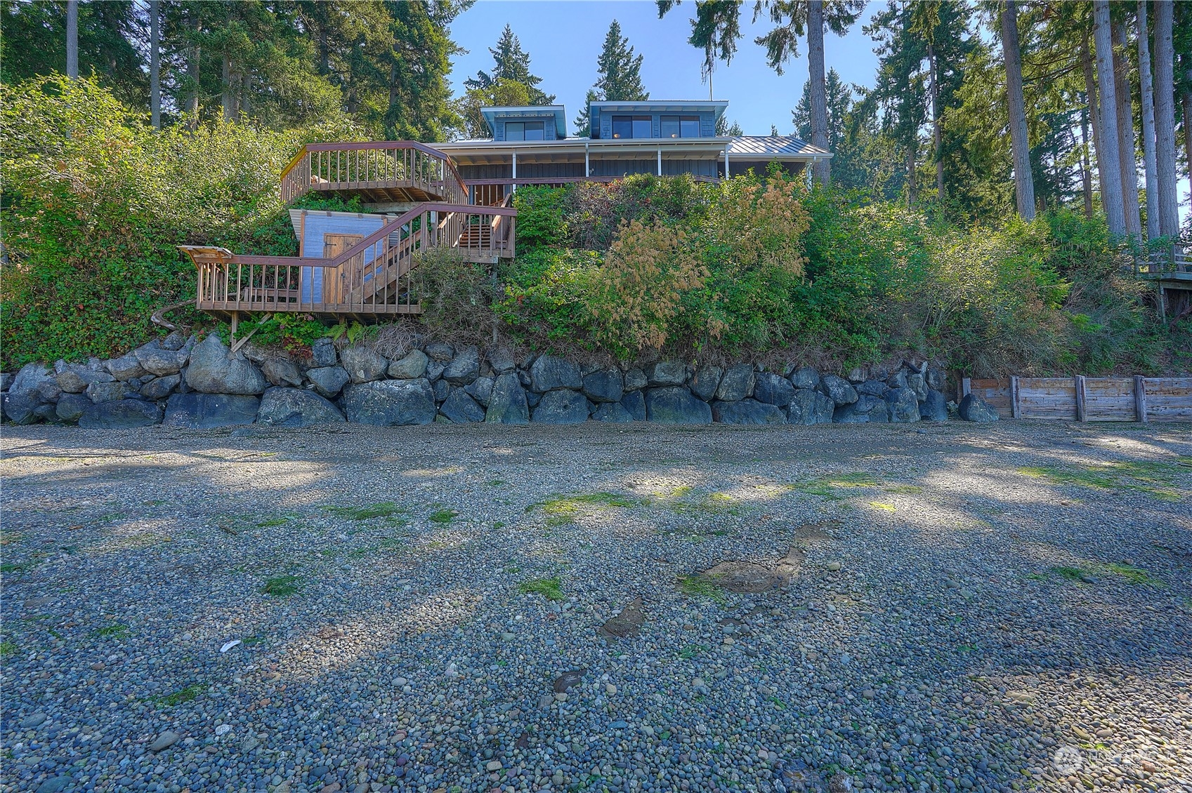 14507 Outer Bay Road Anderson Island, WA 98303 - Photo 36 of 40 a view of a yard with a tree