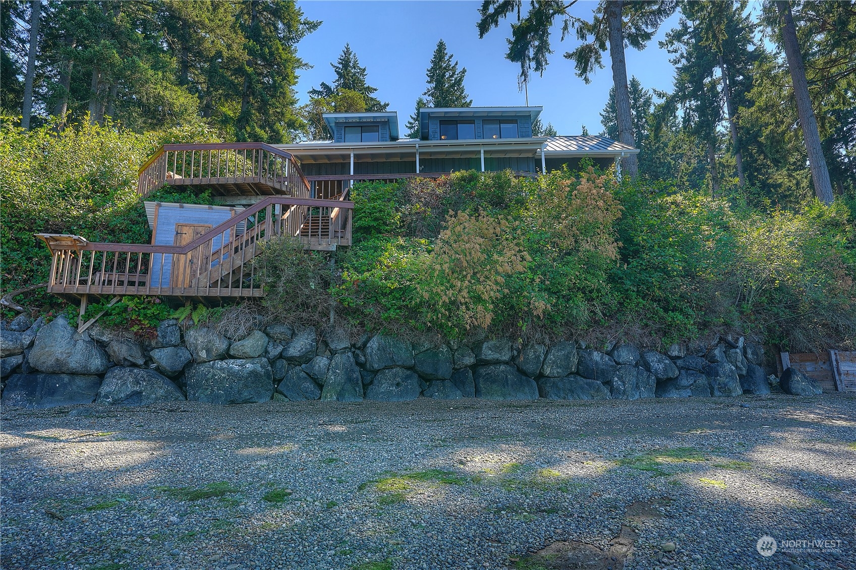 14507 Outer Bay Road Anderson Island, WA 98303 - Photo 37 of 40 a view of a back yard
