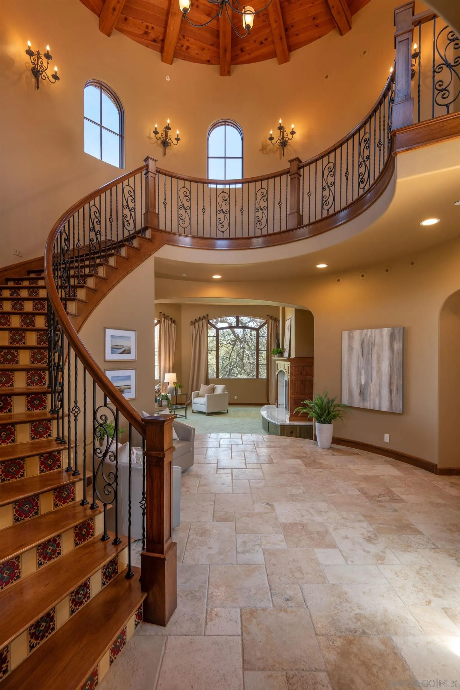 23835 Viejas Grade Road Descanso, CA 91916 - Photo 10 of 62 a view of entryway with a front door