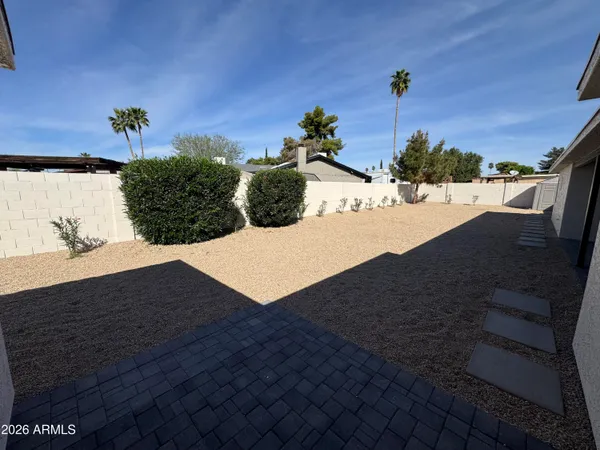 a view of a house with a outdoor space