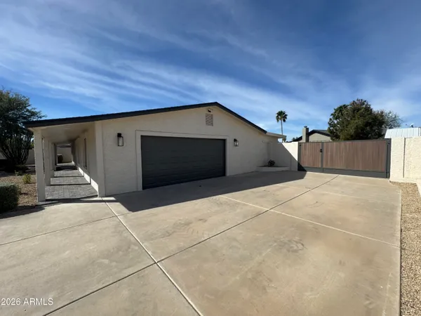 a view of kitchen with wooden floor
