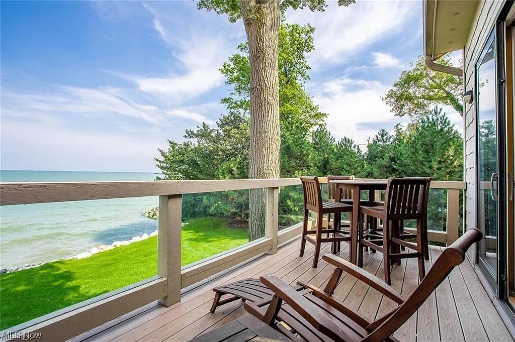 122 Turtle Bay Huron, OH 44839 - Photo 13 of 31 Composite Decking with a water view and a lawn
