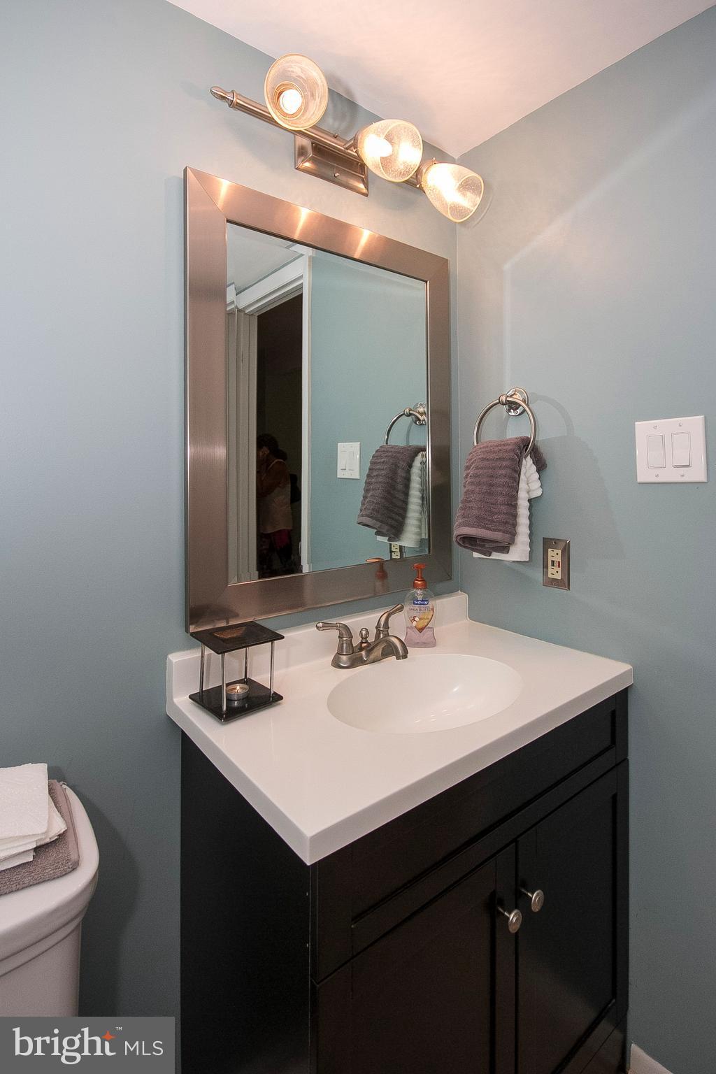 Main level half bath