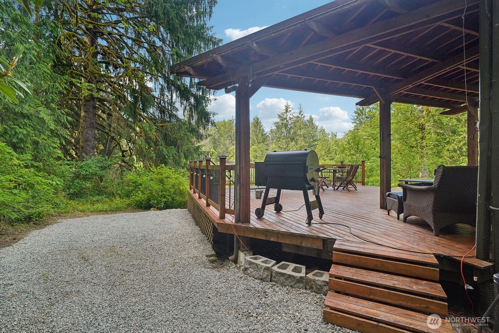 45908 Southeast Edgewick Road North Bend, WA 98045 - Photo 29 of 40 a outdoor view with a sitting space