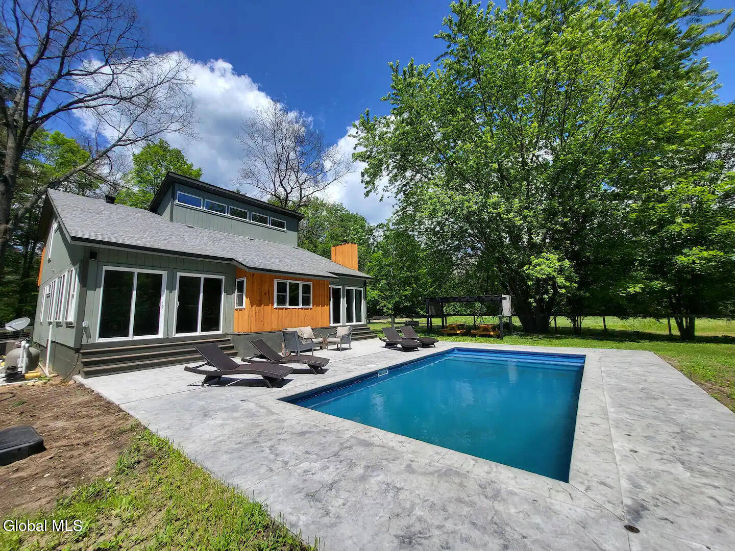 751 Corinth Road Queensbury, NY 12804 - Photo 43 of 58 Back with pool