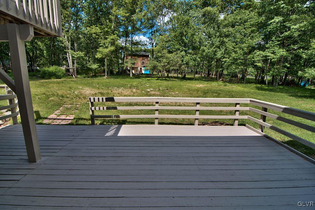 4913 Pine Ridge Drive West Bushkill, PA 18324 - Photo 45 of 50 View of the spacious 23.6x14.2 lower level deck of