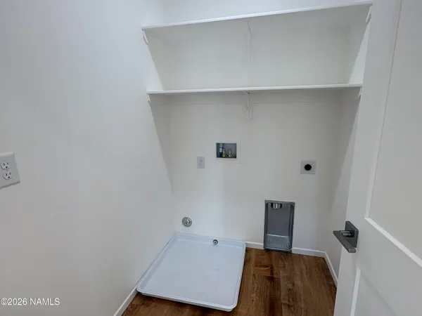 a room with storage and utility