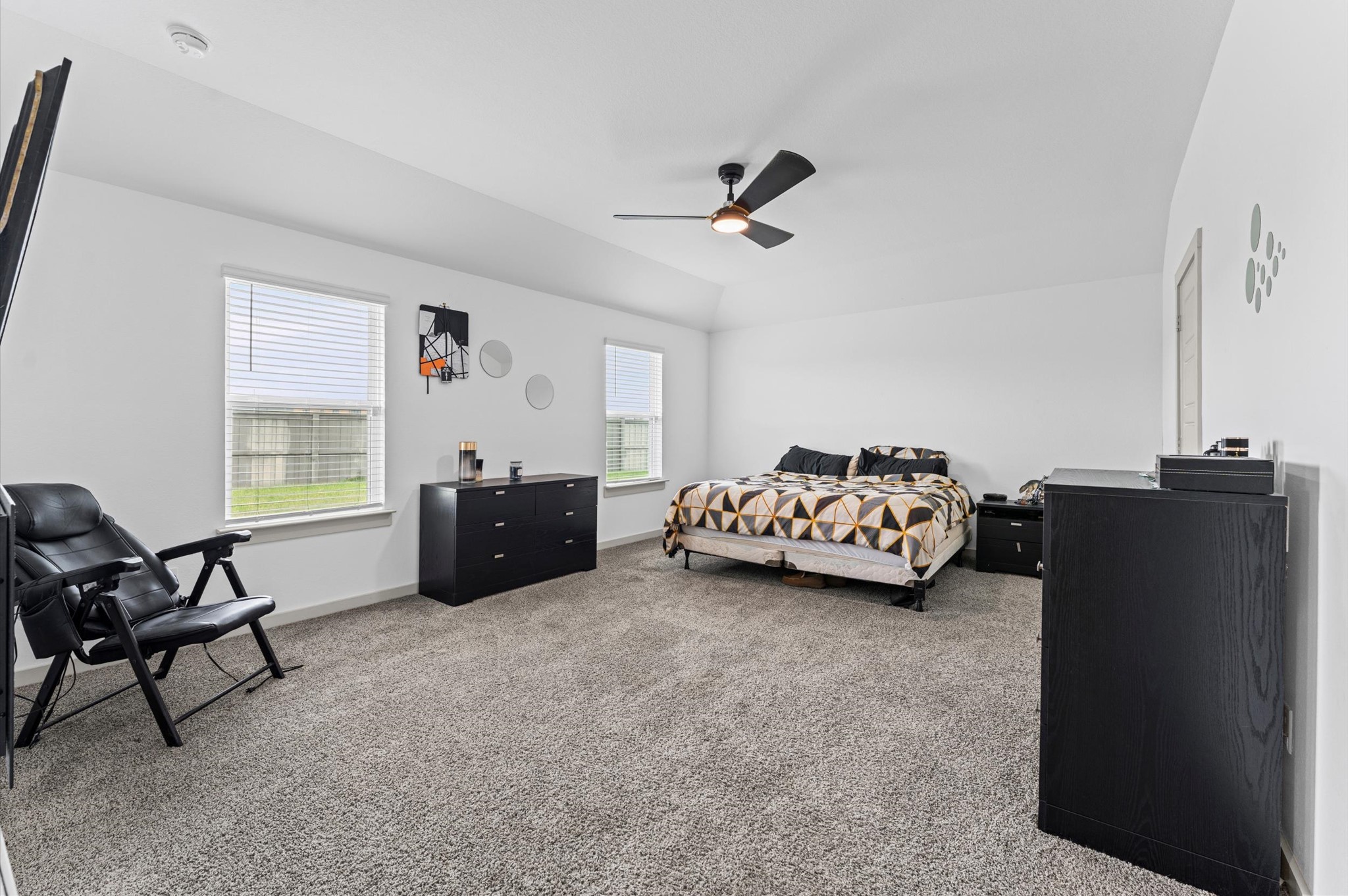 903 Curly Angora Court Rosharon, TX 77583 - Photo 13 of 30 Spacious primary bedroom with electric fireplace (not shown)