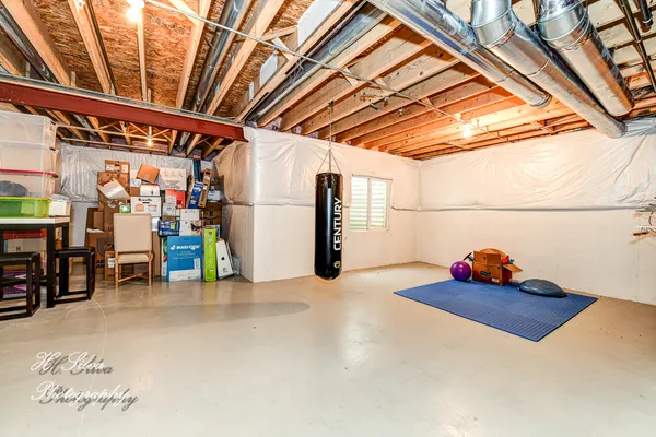a view of a storage in a room