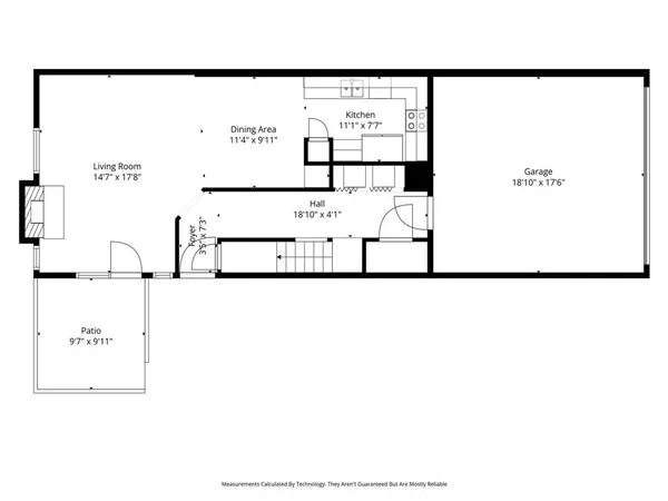 a picture of a floor plan